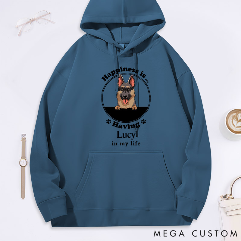 Personalized Dog Lover Happiness Is Classic Hoodies