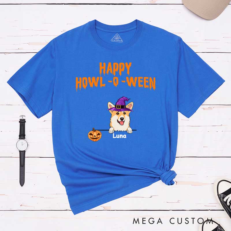 Personalized Dog Lover Happy Howl O Ween T-Shirt