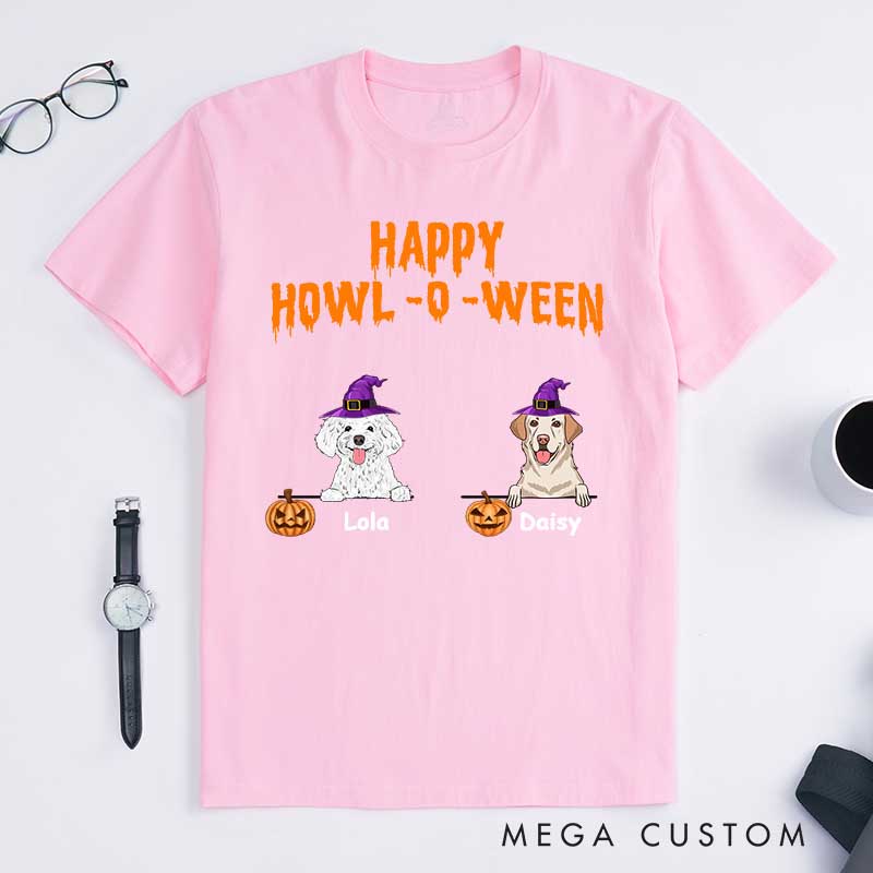 Personalized Dog Lover Happy Howl O Ween T-Shirt