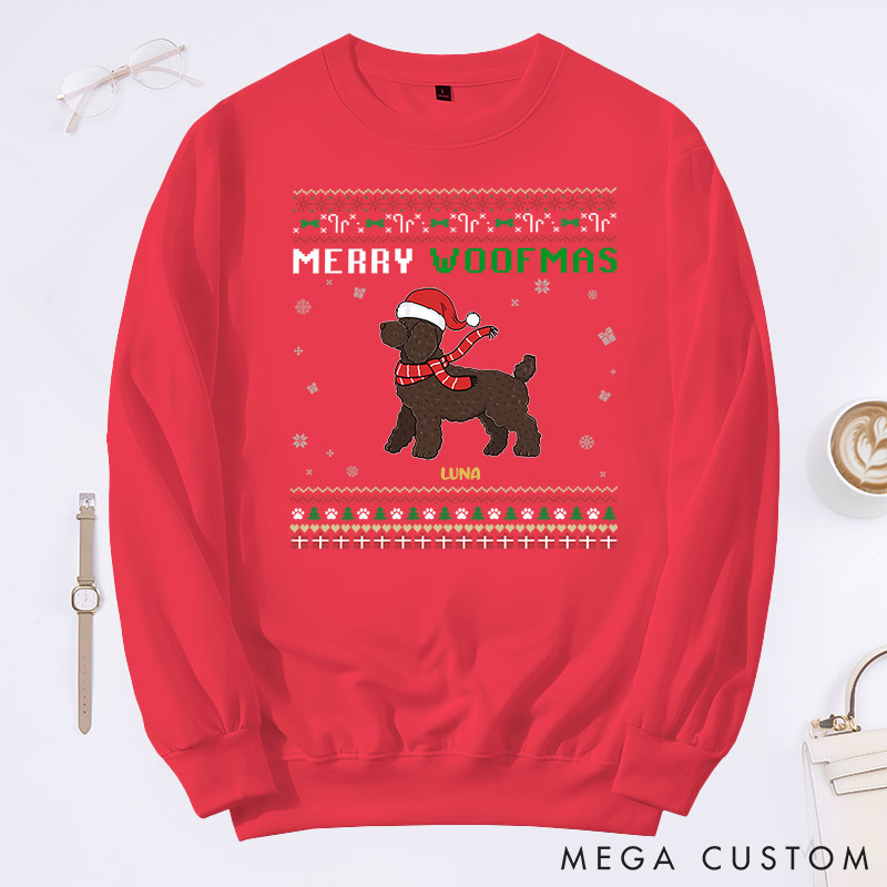 Personalized Dog Lover Happy Howlidays Sweatshirts