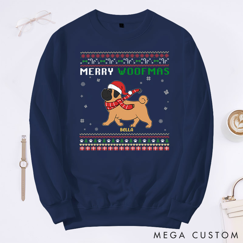 Personalized Dog Lover Happy Howlidays Sweatshirts