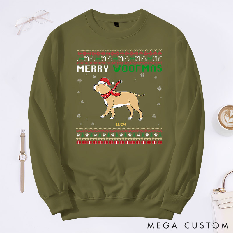 Personalized Dog Lover Happy Howlidays Sweatshirts