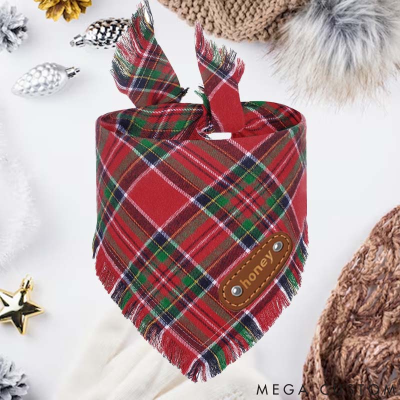 Personalized Dog Lover Honey Tag Pet Bandana