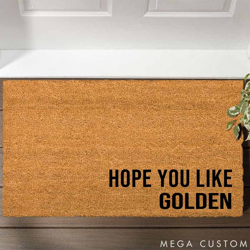 Personalized Dog Lover Hope You Like Dogs Gift for Family Home Doormat
