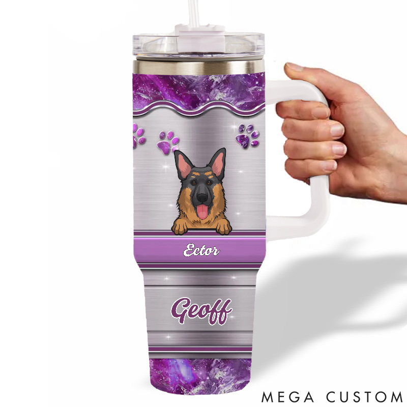 Personalized Dog Lover I Own You 40oz Tumbler