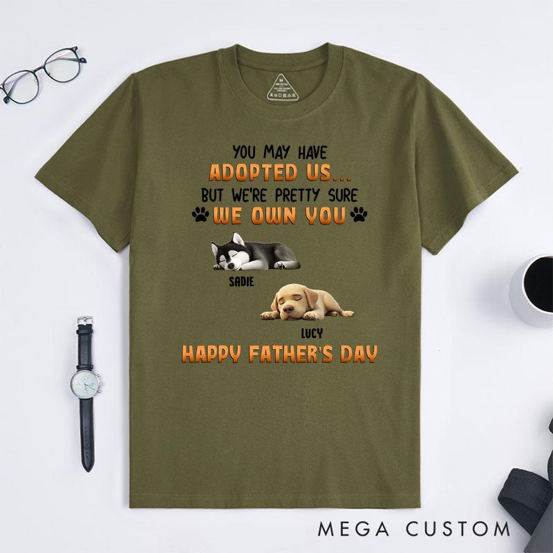 Personalized Dog Lover I Own You T-Shirt