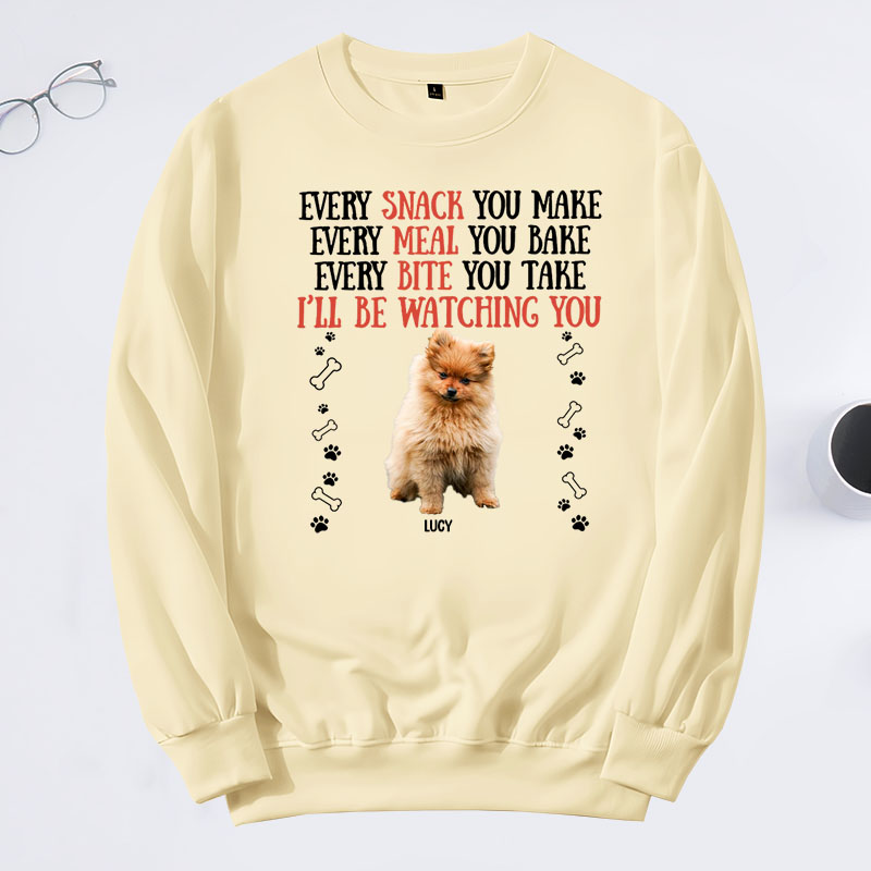 Personalized Dog Lover I’ll be Watching You Sweatshirts