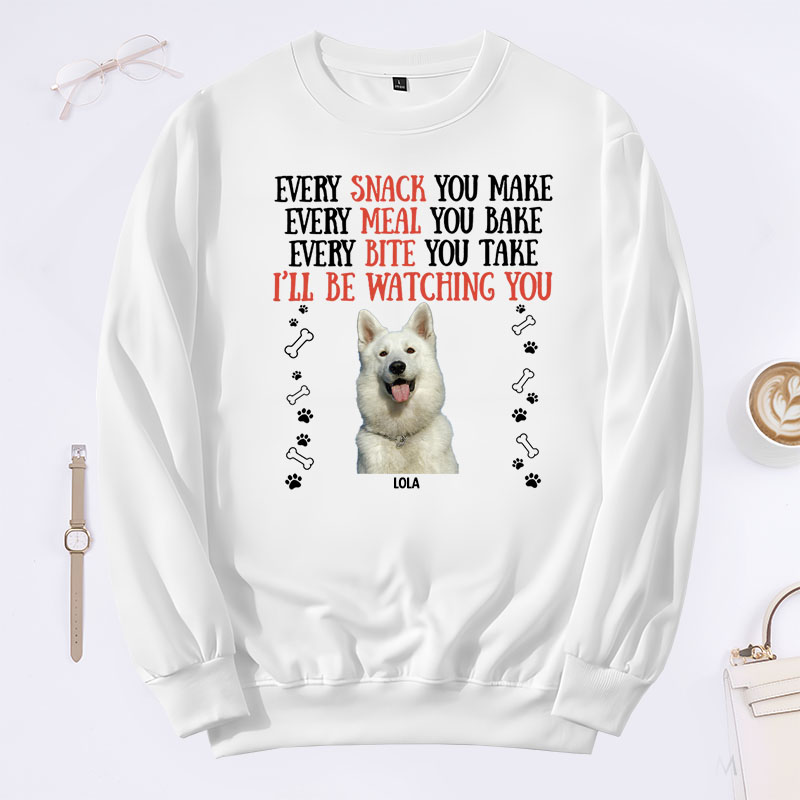 Personalized Dog Lover I’ll be Watching You Sweatshirts