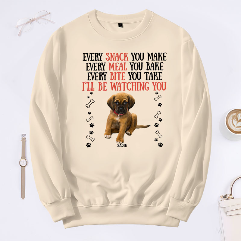Personalized Dog Lover I’ll be Watching You Sweatshirts