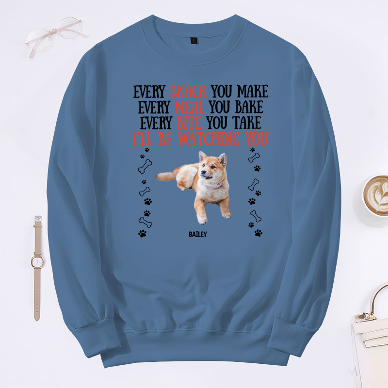 Personalized Dog Lover I’ll be Watching You Sweatshirts