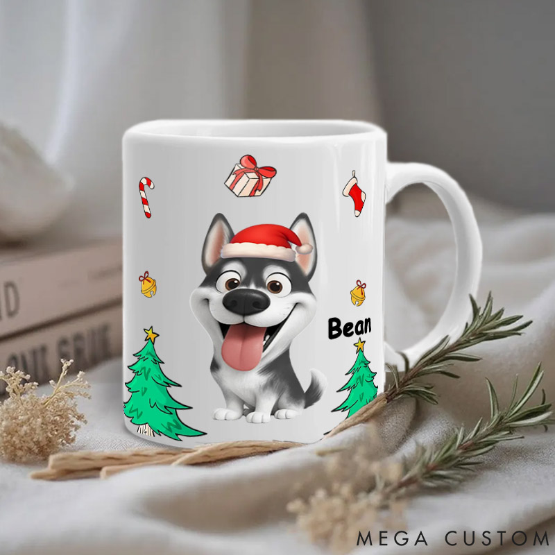 Personalized Dog Lover Keeping You Now Mugs