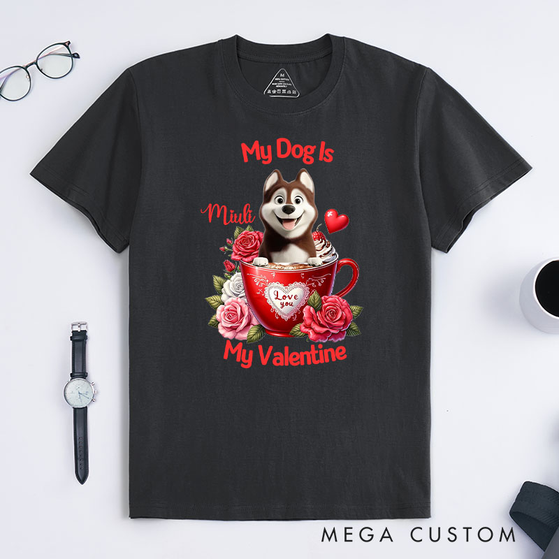 Personalized Dog Lover Love You T-Shirt