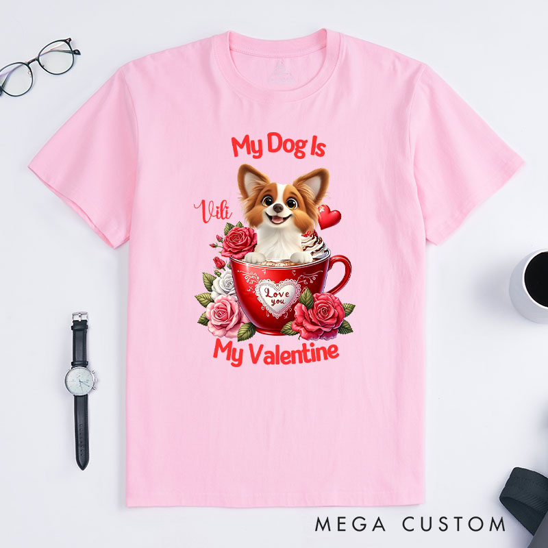 Personalized Dog Lover Love You T-Shirt