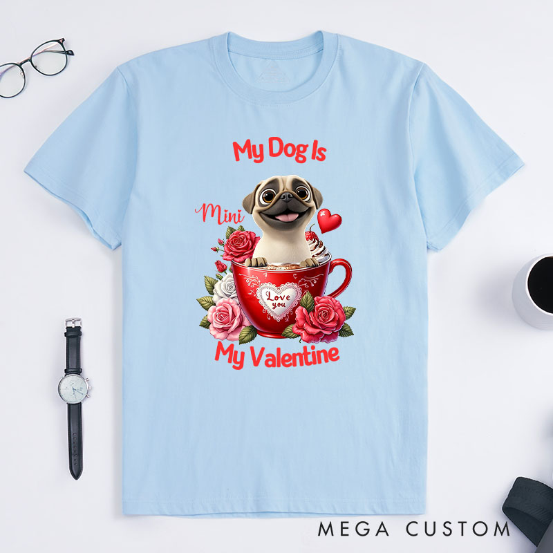 Personalized Dog Lover Love You T-Shirt