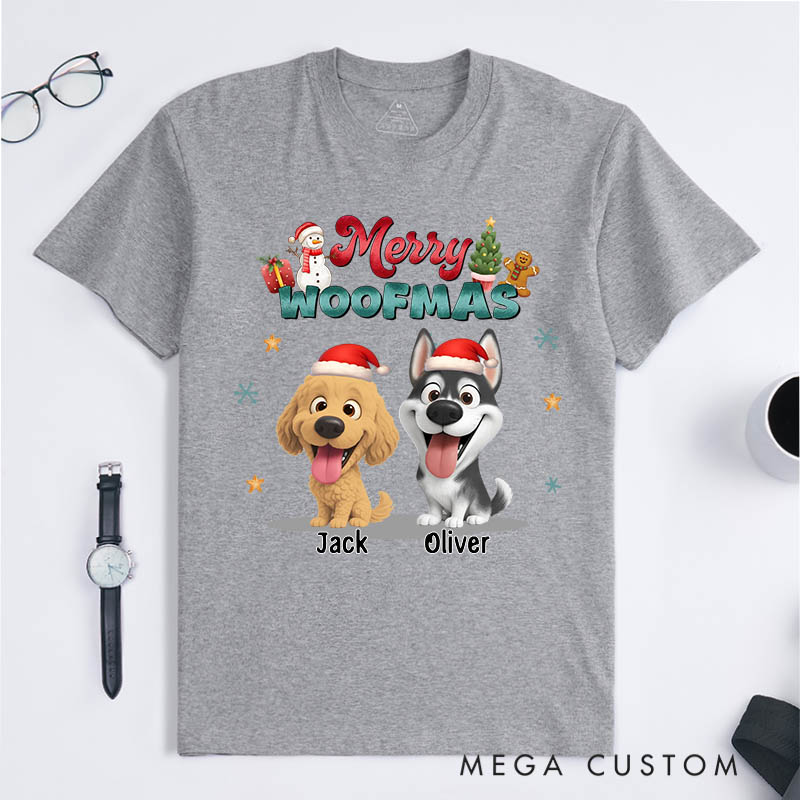 Personalized Dog Lover My Snow Babies T-Shirt