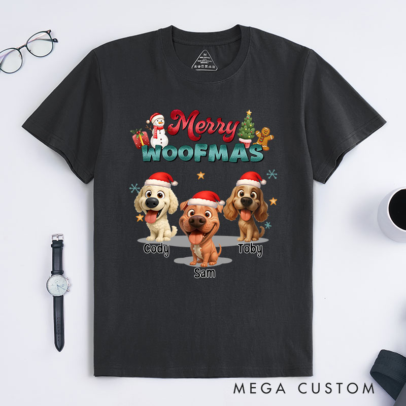 Personalized Dog Lover My Snow Babies T-Shirt