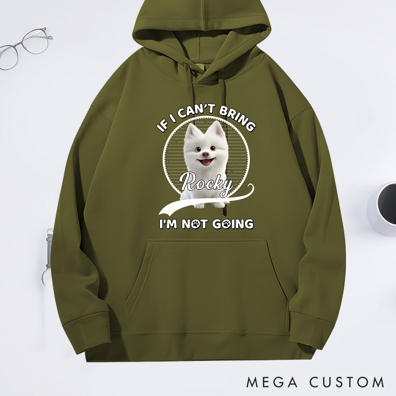 Personalized Dog Lover Not Going Without My Dog Hoodies