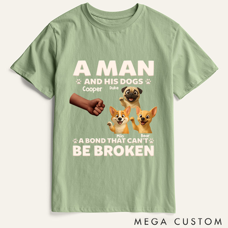 Personalized Dog Lover Forever My Favorite Hello Ver Dad T-Shirt