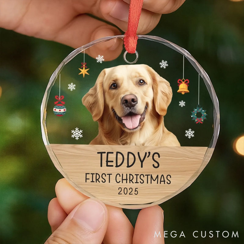 Personalized Dog Lover Paw Fect Christmas Begin Christmas Ornament