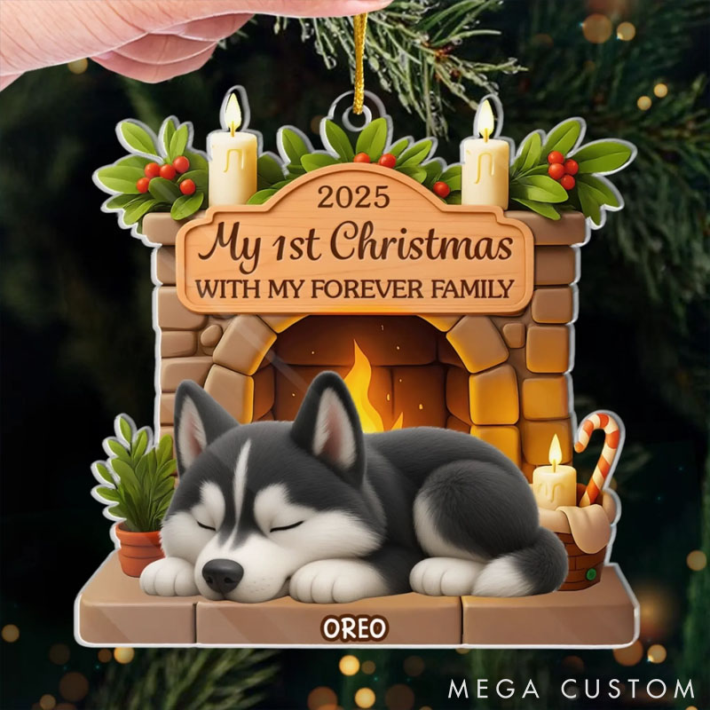 Personalized Dog Lover Pawsitively Loved this Christmas Ornament