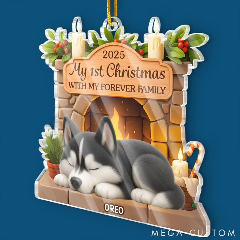 Personalized Dog Lover Pawsitively Loved this Christmas Ornament