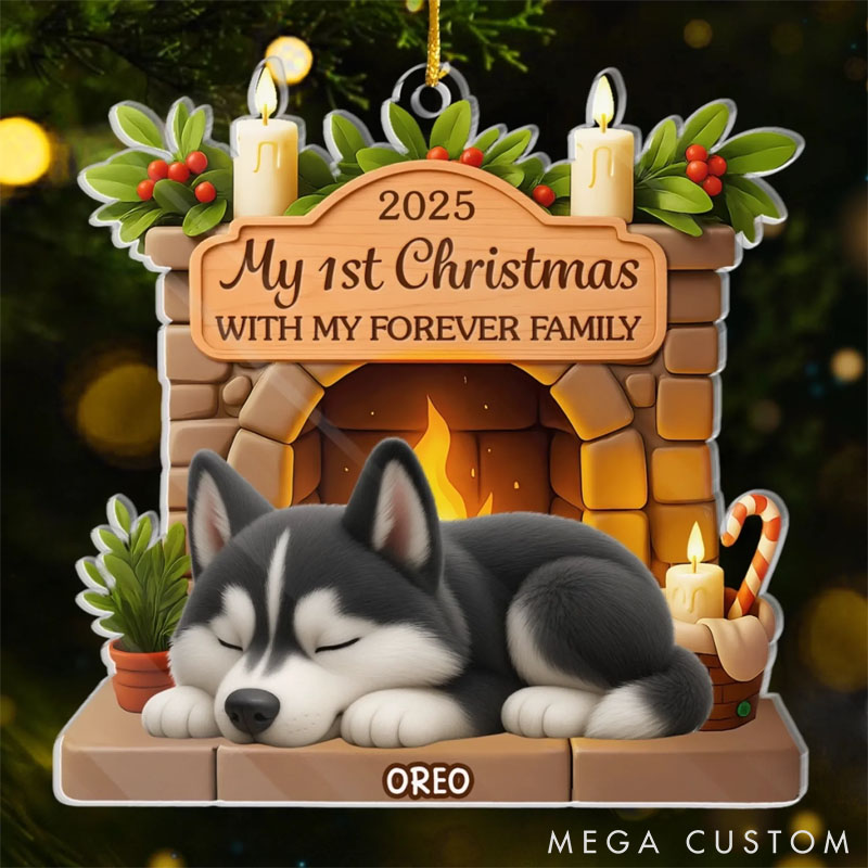 Personalized Dog Lover Pawsitively Loved this Christmas Ornament