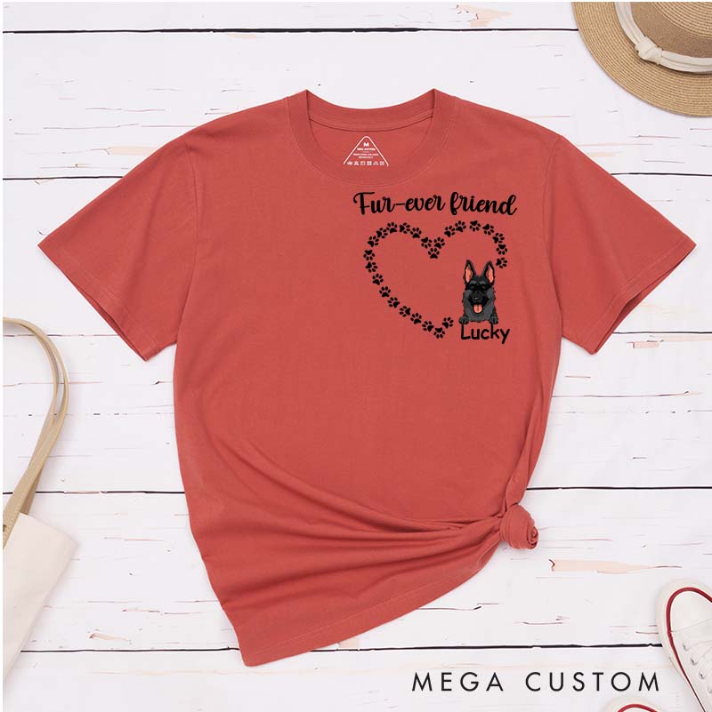 Personalized Dog Lover Pawsome Life T-Shirt
