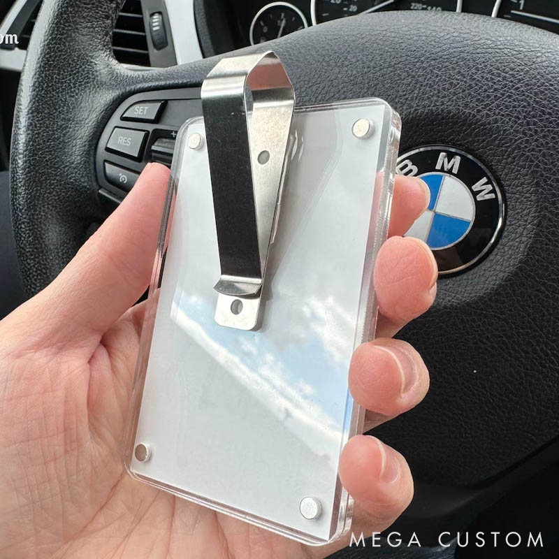 Personalized Dog Lover Pet Loss Memorial Car Visor Clip