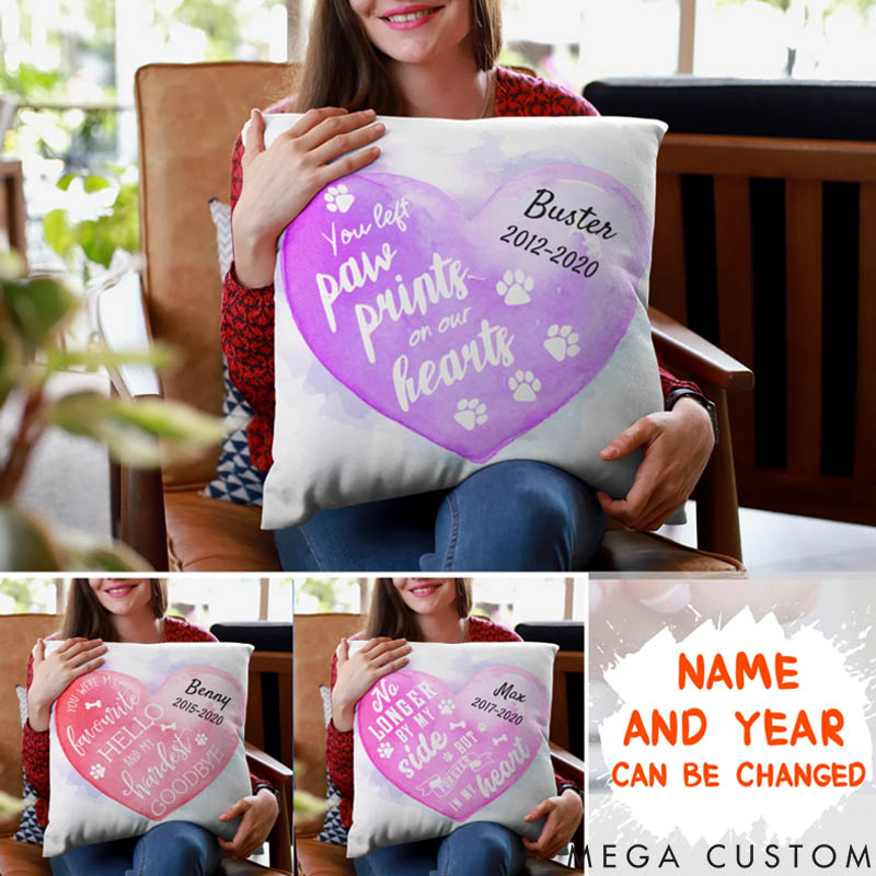 Personalized Dog Lover Pet Memorial Throw Pillows