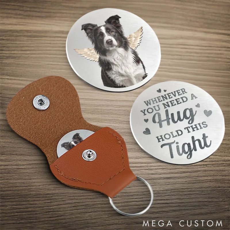 Personalized Dog Lover Photo Until We Meet Again Pocket Hug