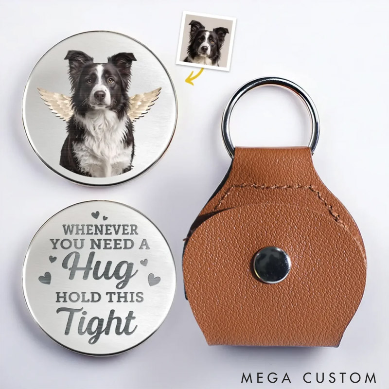 Personalized Dog Lover Photo Until We Meet Again Pocket Hug