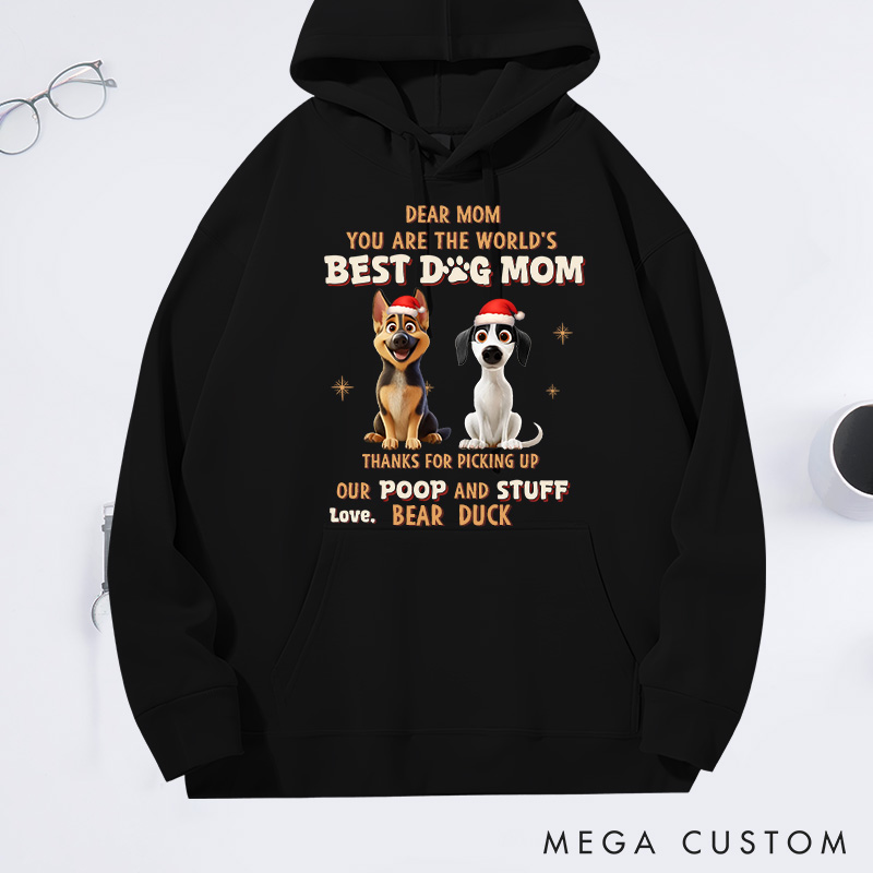 Personalized Dog Lover Picking Our Poop Hoodies
