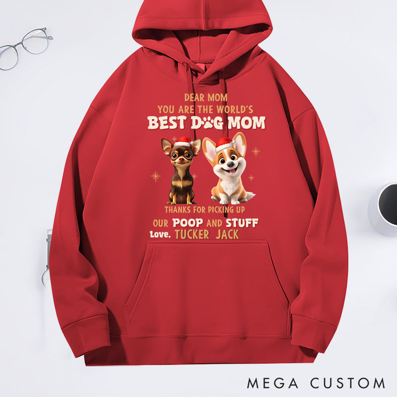 Personalized Dog Lover Picking Our Poop Hoodies