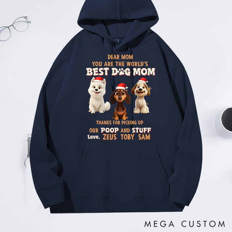Personalized Dog Lover Picking Our Poop Hoodies