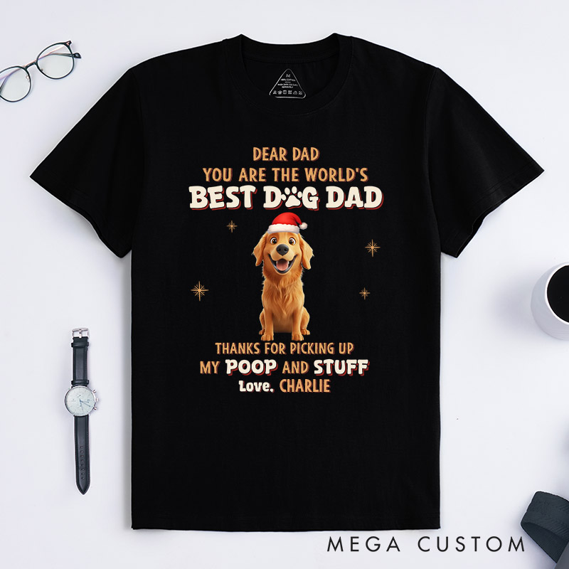 Personalized Dog Lover Picking Our Poop T-Shirt