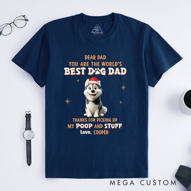 Personalized Dog Lover Picking Our Poop T-Shirt