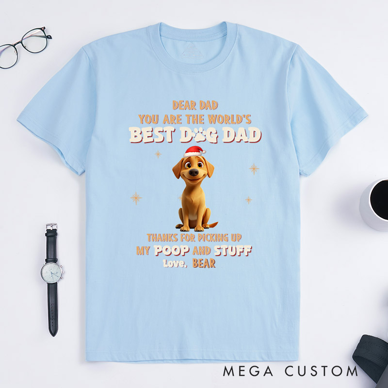 Personalized Dog Lover Picking Our Poop T-Shirt