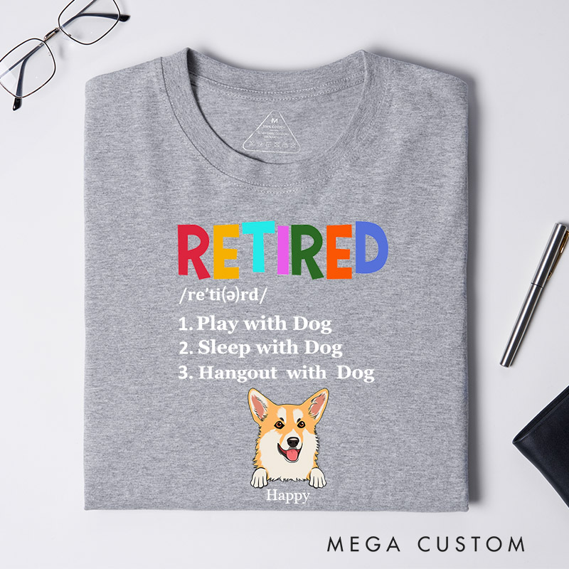 Personalized Dog Lover Play with Dogs Sleep with Dogs Hangout with Dogs T-Shirt