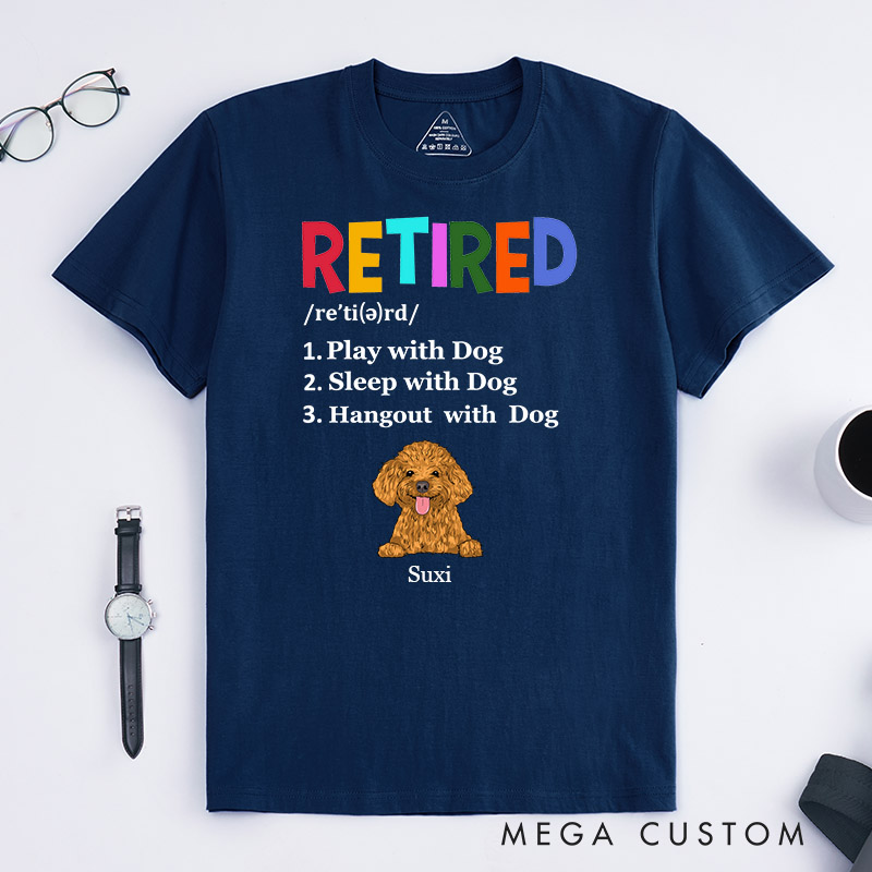 Personalized Dog Lover Play with Dogs Sleep with Dogs Hangout with Dogs T-Shirt