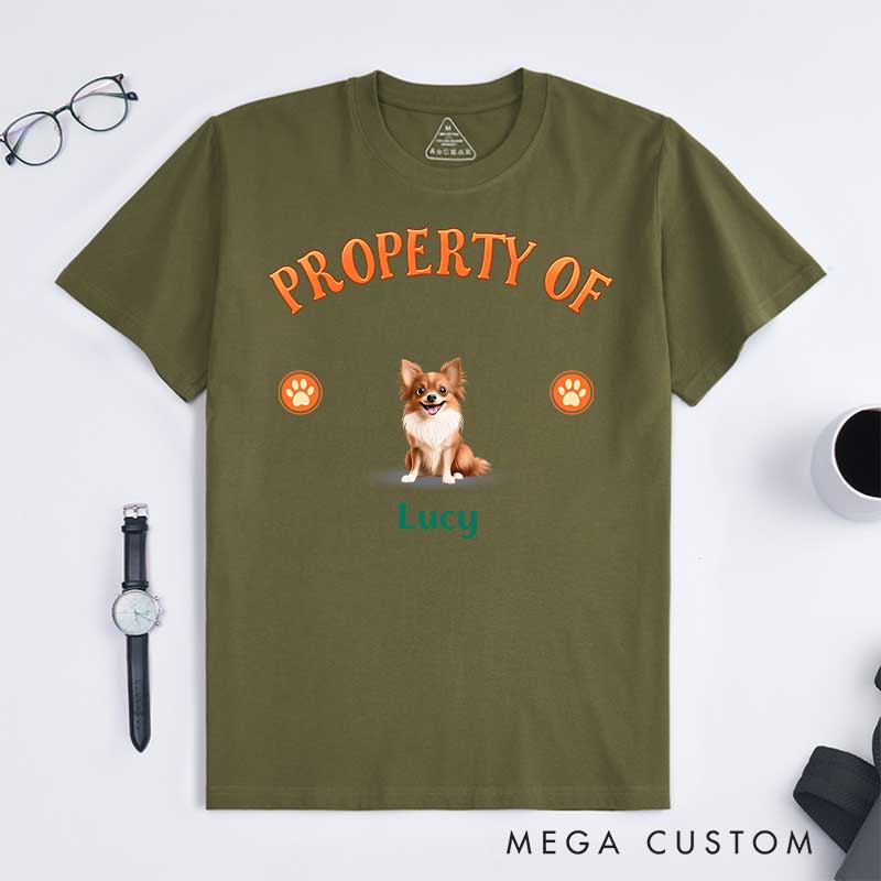 Personalized Dog Lover Property of the Best Dog Ever T-Shirt