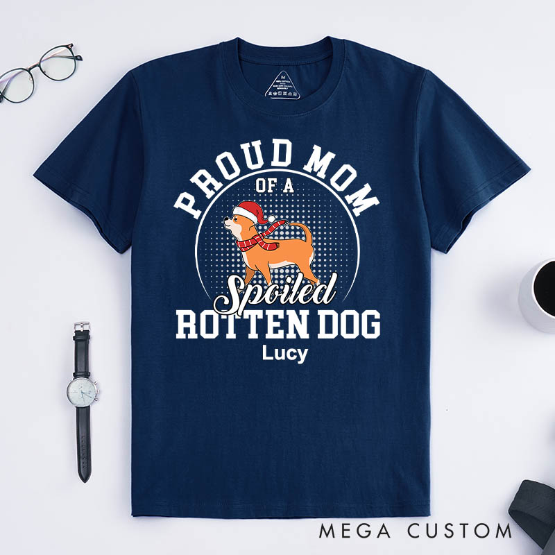 Personalized Dog Lover Proud Mom Dogs T-Shirt