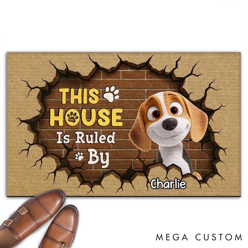 Personalized Dog Lover Ruled By Doormat