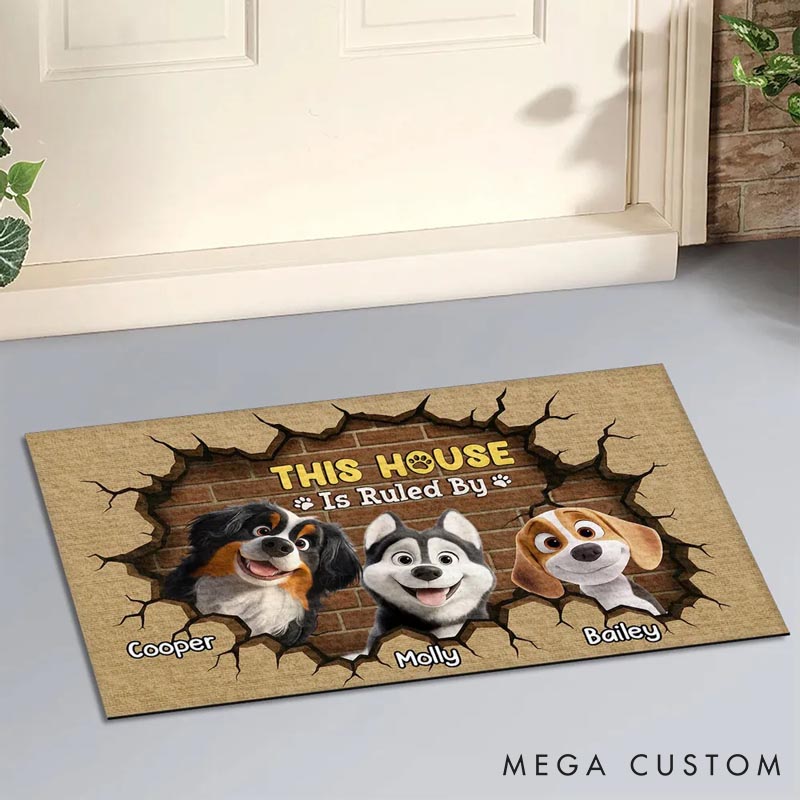 Personalized Dog Lover Ruled By Doormat