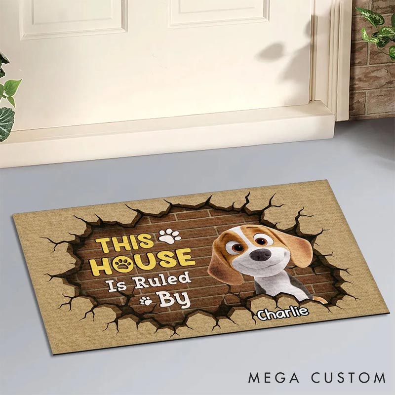 Personalized Dog Lover Ruled By Doormat