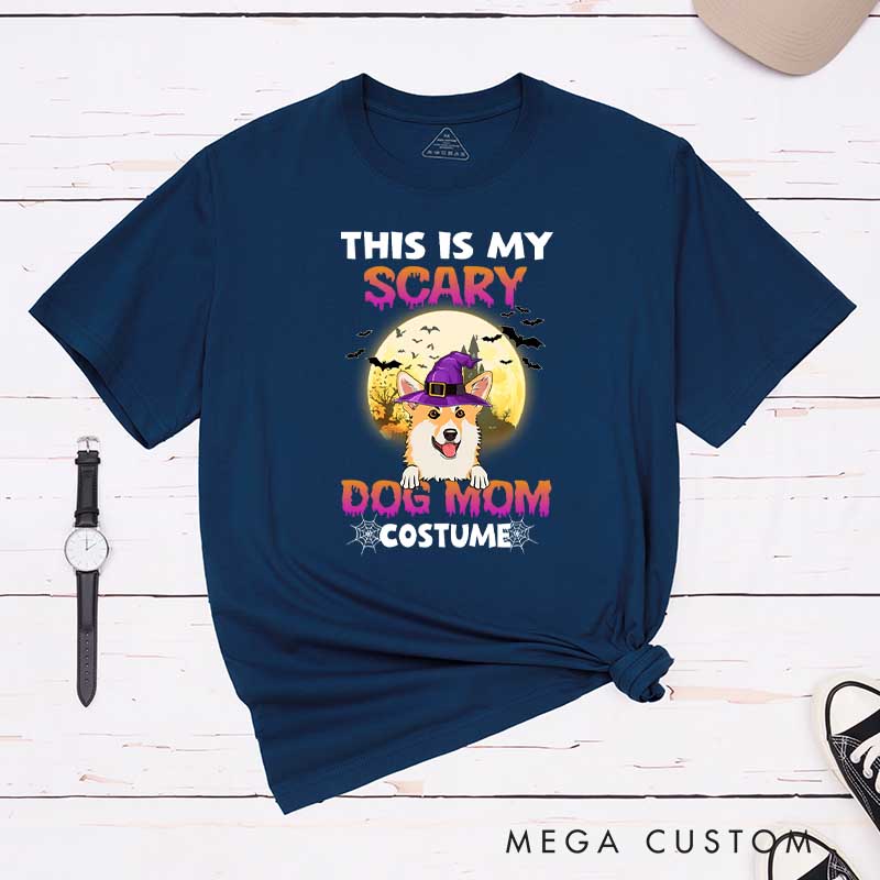 Personalized Dog Lover Scary Dog Mom T-Shirt
