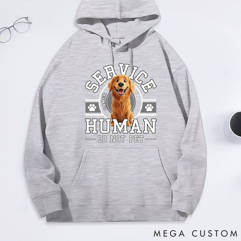 Personalized Dog Lover Service Human Cartoon Classic Hoodies