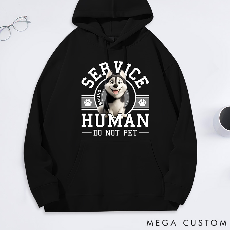 Personalized Dog Lover Service Human Cartoon Classic Hoodies