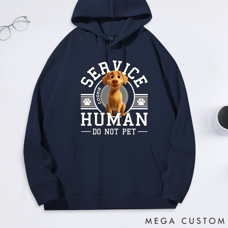 Personalized Dog Lover Service Human Cartoon Classic Hoodies