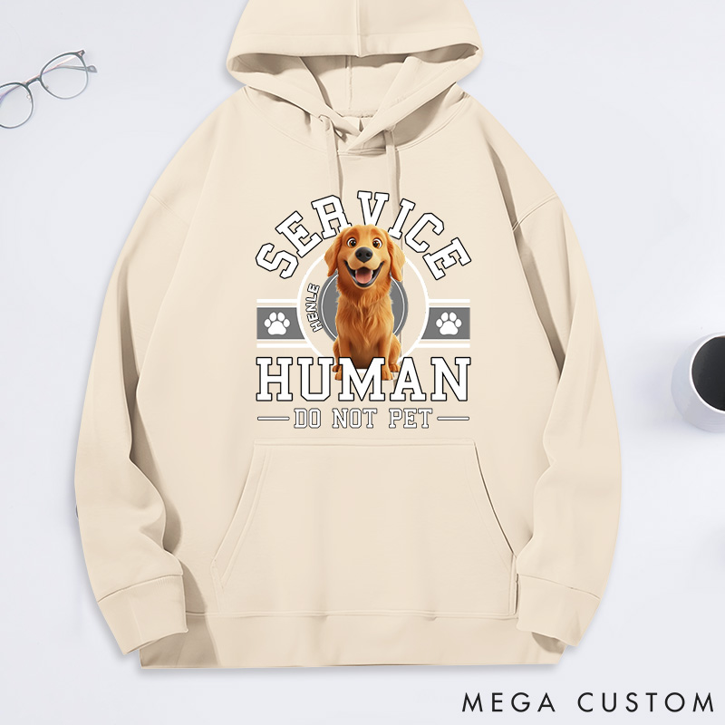 Personalized Dog Lover Service Human Cartoon Classic Hoodies