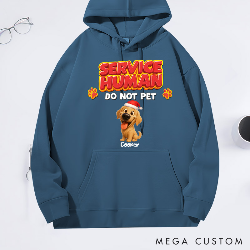Personalized Dog Lover Service Human Christmas Hoodies